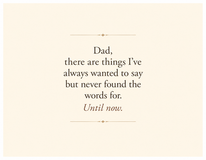 Letters For Dad
